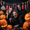 1-4Set Bloody Halloween Banner Horror Hanging Decoration for Haunted House Movie Theme Birthday Carnival Party Halloween Gift