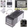 REXC100 PID Controller Set K Type Probe 25A 40DA SSR Relay for Greenhouse Temperature Control and Egg Incubator