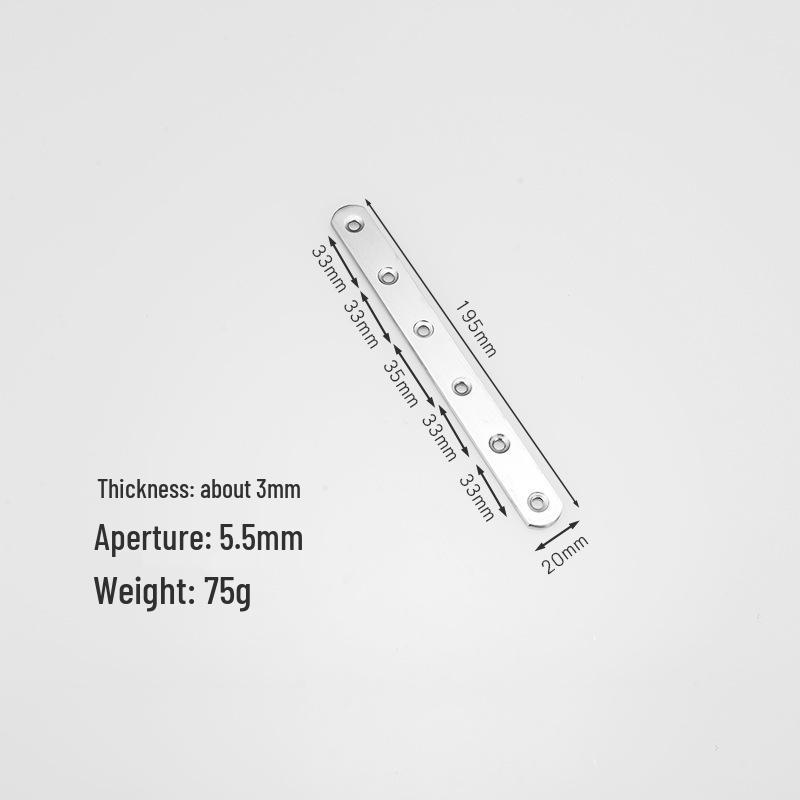 Stainless Steel Flat & L-Type Angle Bracket Reinforcement Connector