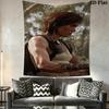 ellie williams game Wall Tapestry Aesthetic Wall Hanging Printed Fabric Blanket Decorative Tapestries for Bedroom Living Room Home Decor