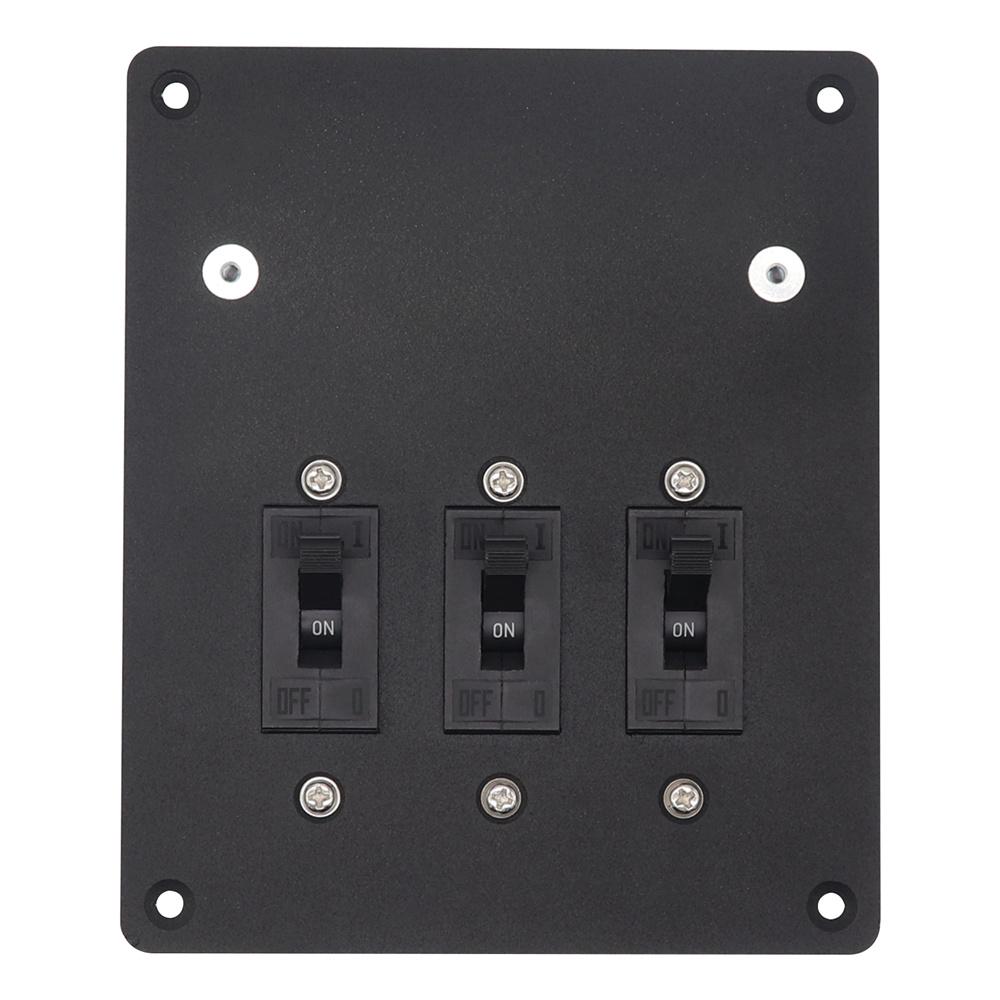 Manual-Off Hydraulic Circuit Breaker with Integrated 5+2Way 100A Busbar Aluminum