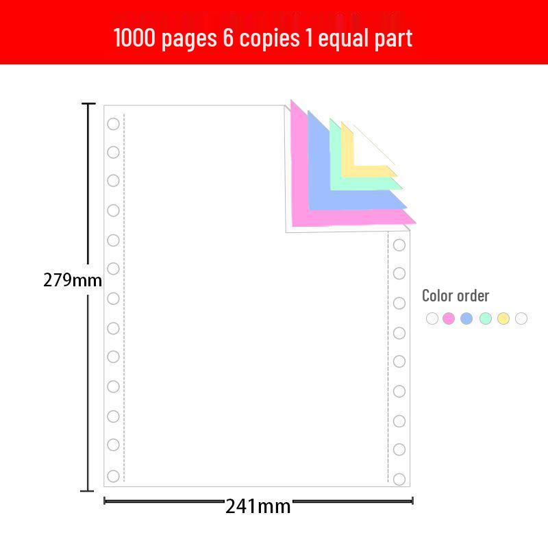 Multi-part Computer Print Paper: One, Two, Three, Four, Five-Part; Includes Delivery Note and Receipt Forms
