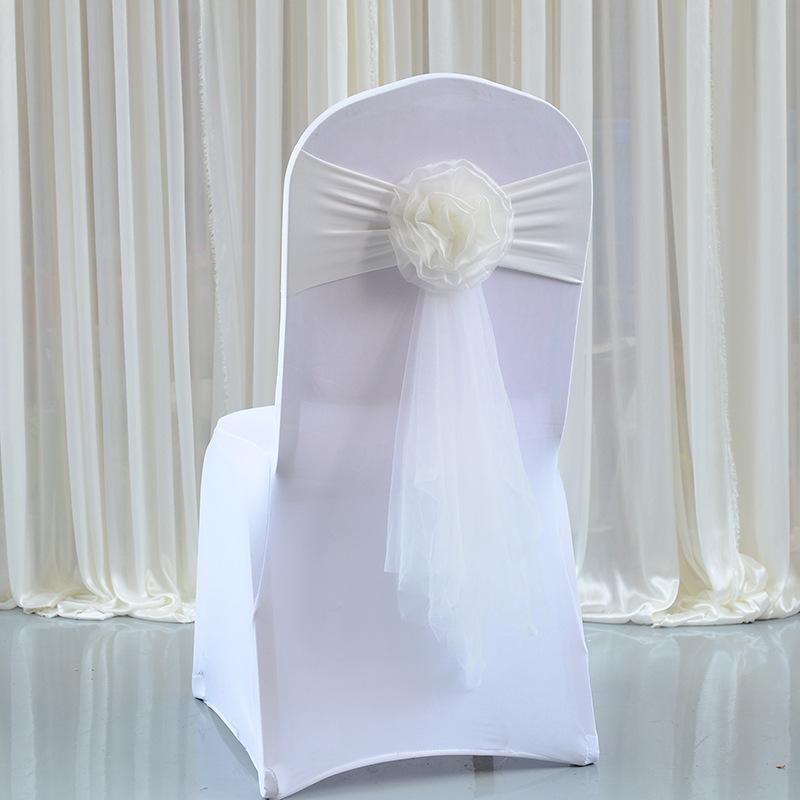10/20/30pc/set Red Wine Wedding Chair Bow Decoration Stretch Chair Sashes Knot Ties For Wedding Party Hotel Banquet Chairs Decor