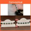 European Style Crystal Oval Bracelet With Rhinestone Embellishment For Women
