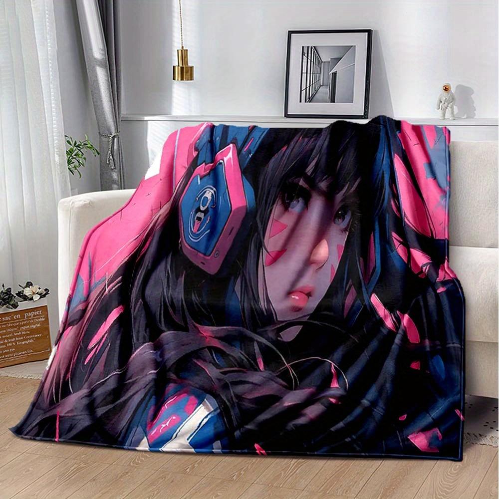 Gaming Girl Style Blanket Household Multipurpose Blanket Used For Chair Sofa Bed Soft And Warm Giving Friends And Relatives Birthday Graduation Gift