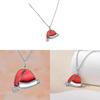 Hat Necklace Christmas With Rhinestones For Festive Occasions Jewelry Gift