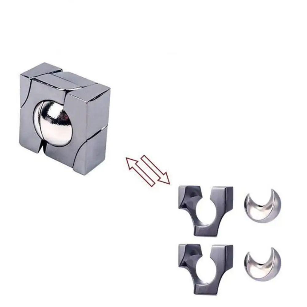 Unlock Toy Zinc Zinc Alloy Brain Teaser Puzzle Toys Luban Lock Luban Lock Puzzle Toy Kids Gifts