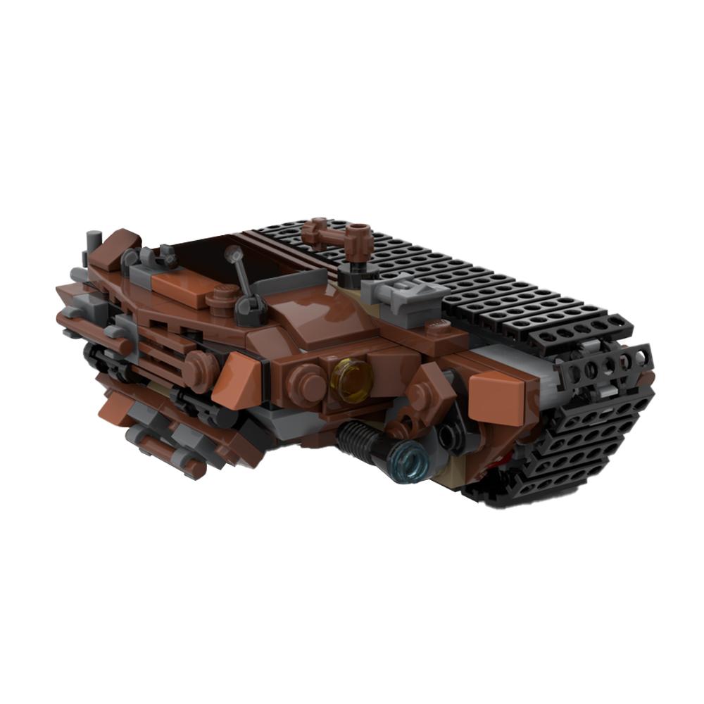 

Gobricks Moc Jawa s Speeder Space Wars Plan Republic Transport Set Building Block Ship DIY Toys Birthday Christmas Gifts