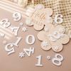 Wooden Newborn Growth Commemorative Card Infant Birth Month Recording Card  Photography Accessories