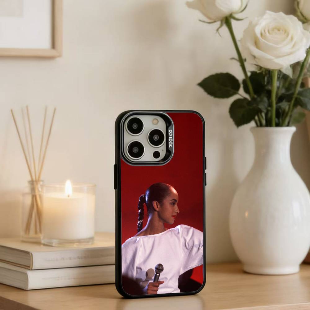 S-Sade Adu Merch Soul Music Phone Case For iPhone17, 16,15,14,13,12 Pro Max Black Candy Matte Shockproof Cover