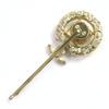 CHANEL hair accessory COCO Mark Rhinestone Beaded Hairpin gold Women 22C Used
