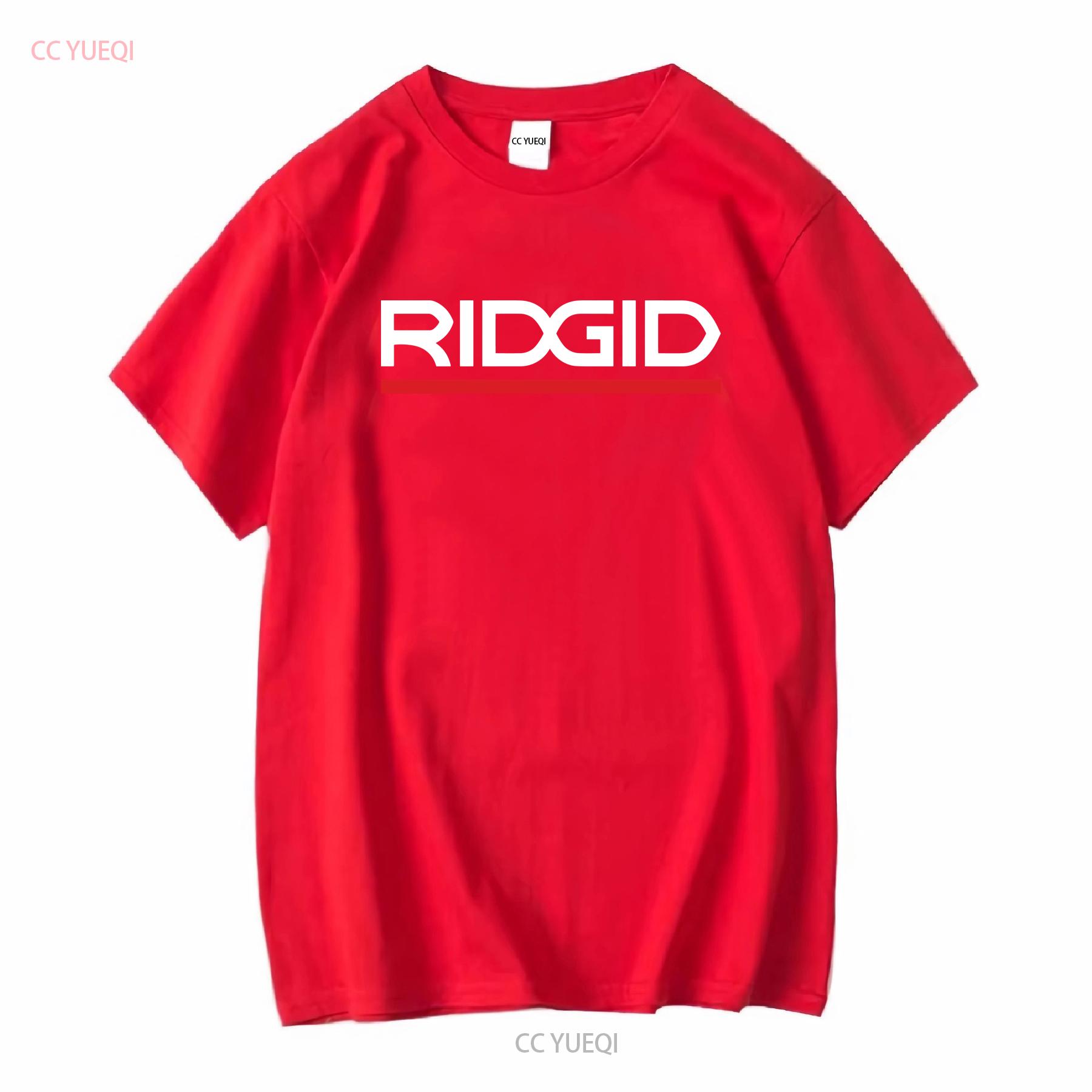 Футболка с логотипом Ridgid Tools Размер США S M L XL 2XL 3XL винтажная Стирка дизайнерская одежда Дышащая Унисекс Удобная S