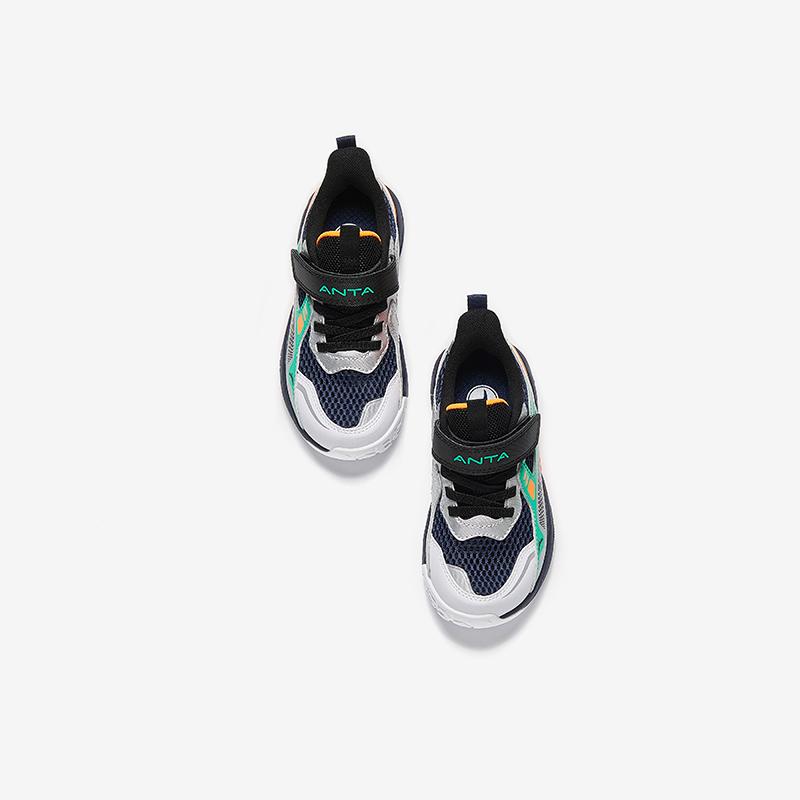 Anta Kids Synthetic Leather Fabric Trendy Comfortable Versatile Breathable Non-Slip Low-Top Running Shoes Kids sneaker A12529937