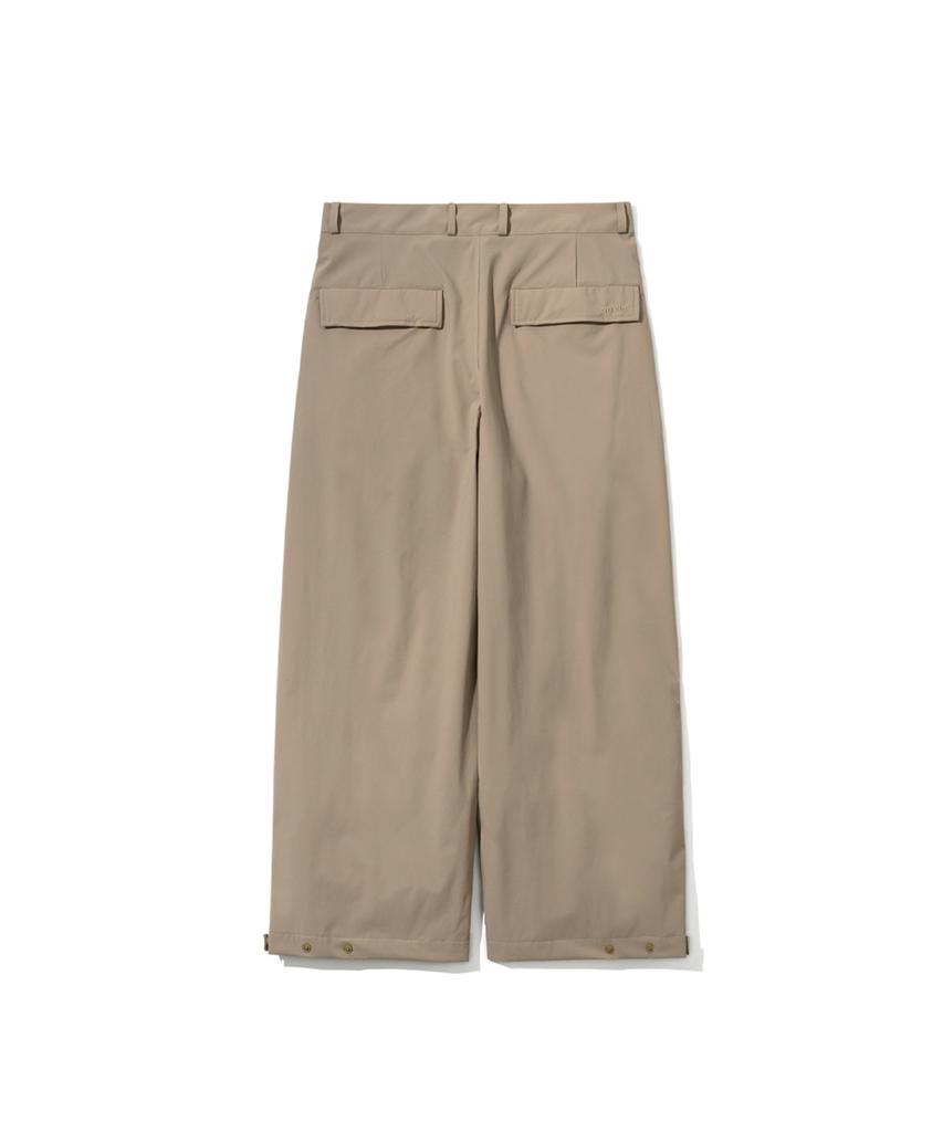 Kyumail 421 Double-Pleat Pants Beige