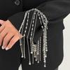 Fashionable Creative Long Tassel Bracelet With Geometric For Women Exaggeration Chain Bracelet Decoration Hand Jewelry Gifts