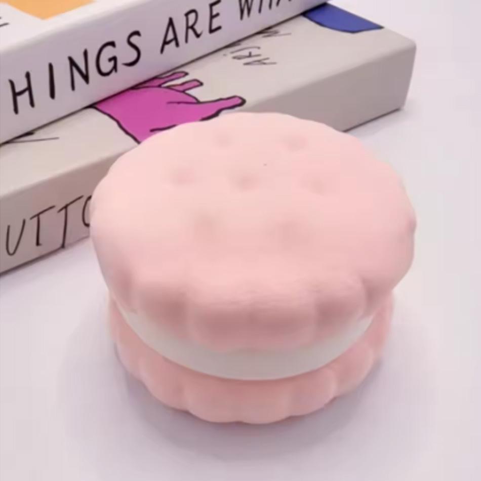 Stressverlichtende Squishy Kaas Decompressie Zachte Boter Zachte Verlichting Knijpbal Gesimuleerde Zachte Chocolade Verlichting Bal Ornament