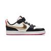 Nike Court Borough 2 Low 2 SE Leather Casual Low top Skateboard Shoes White Black Pink Children Aged 3 7 Years Old DJ0041-100