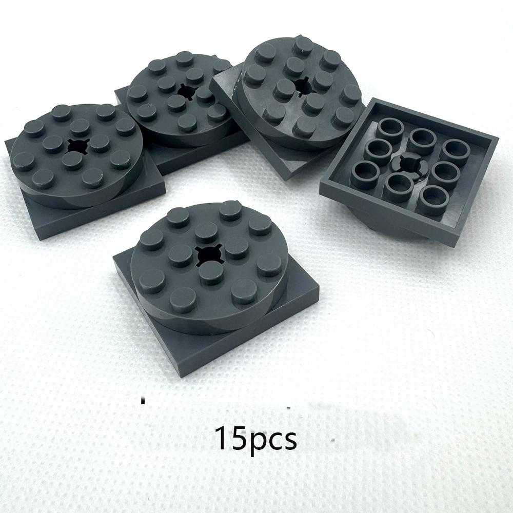 

15PCS 4x4 Turntable Base Compatible Small Particles 61485 87081 60474 Building Blocks Parts Educational Creative Toy for Childre