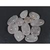 280Cts. Natural Pink Rose Quartz Mix Shape Cabachon Loose Gemstone 11Pcs Lot C-2527