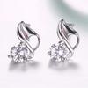 Retro Fashion Silver-Plated Women's Conch Stud Earrings by Wei Hua