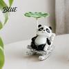 Desktop Wipstoel Kikker Panda Beeldje Schattige Hars Bobbel Decor met Lotusblad Ontwerp Creatief Kantoor Stressverlichting Bureau Ornament voor Auto