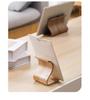 Portable Wooden Phone and Tablet Stand for Easy Viewing
