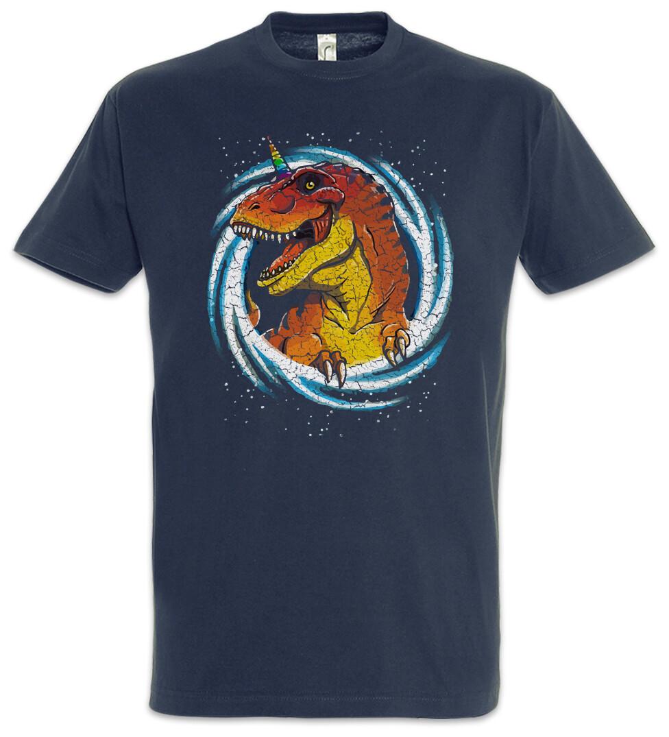 Unicorn Rex T-Shirt Unicorns Geek Nerd Fun T-Rex Tyrannosaurus Dinosaurs Rainbow XXL