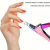 Professional Acrylic False Nail Clippers For Acrylic Nails Nail Tip Cutter Nail Manicure Tool Rainbow