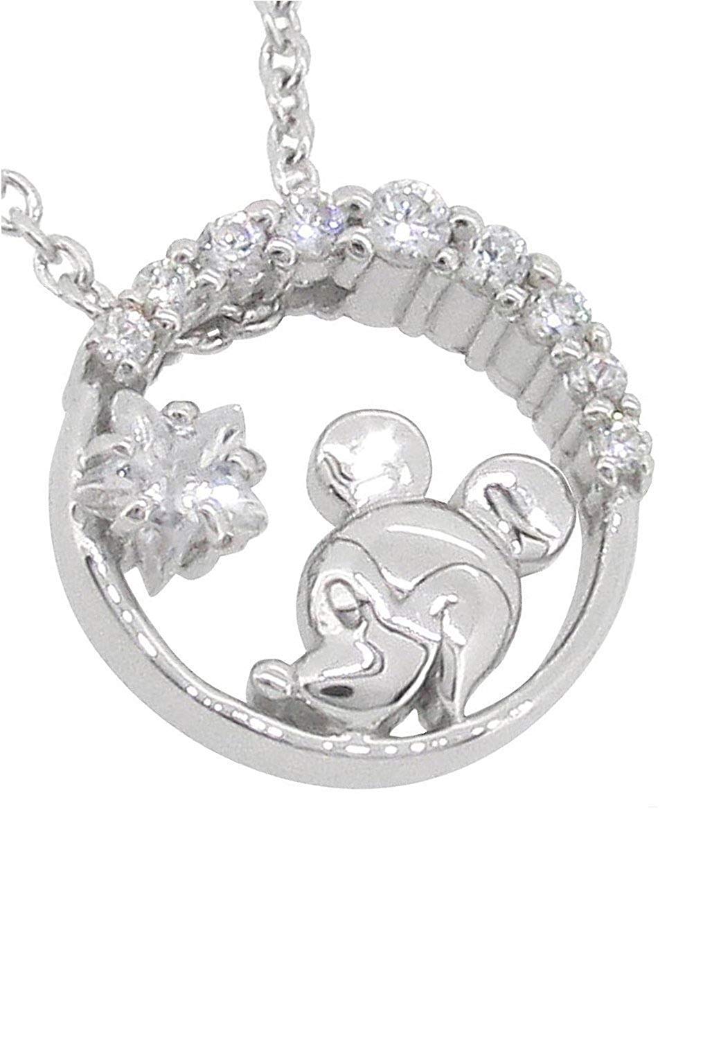 

Disney Starry Arch Mickey Silver 925 Necklace for Women Official Character [Disney] [Special Edition]