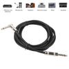 Guitar Cable Right Angle to Straight 6.35mm Audio AMP Cord for Professional Stage Playing 10 pi