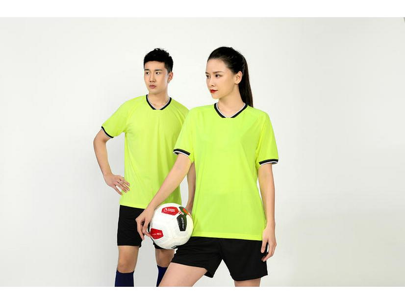 Quick-Dry Summer Football Jersey Set for Adults & Kids - Printed Short Sleeve