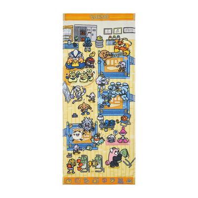 NEWPokemon Center Training Mode Face Towel 31.4L -Fighting-Type Pokemon Design