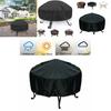 Outdoor Garden Bbq Grill Cover With Waterproof Uv Resistant Oxford Fabric For Fire Pit