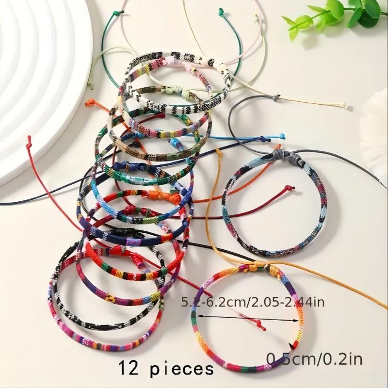 

Hot Sale Unisex Friendship Original Design Cotton and Linen Versatile Handwoven Bracelet