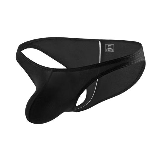 Herren Slips T-Form Niedrige Taille Hohe Elastizität Einfarbig Männlicher G-String Schlafbekleidung