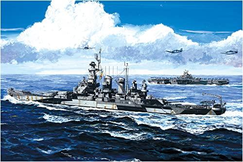 I Love Kit 1/700 Marynarka Wojenna USA USS North Carolina BB-55 Zestaw Najwyższej Jakości Zestaw Modelu Plastikowego ILK65704