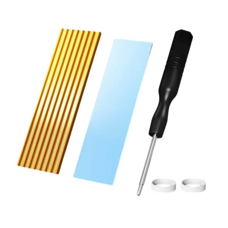 M.2 2280 SSD Heatsink Copper Heat Resistance with Thermal Silicone Pad Cooling Radiator for Game Consoles Accessories 1