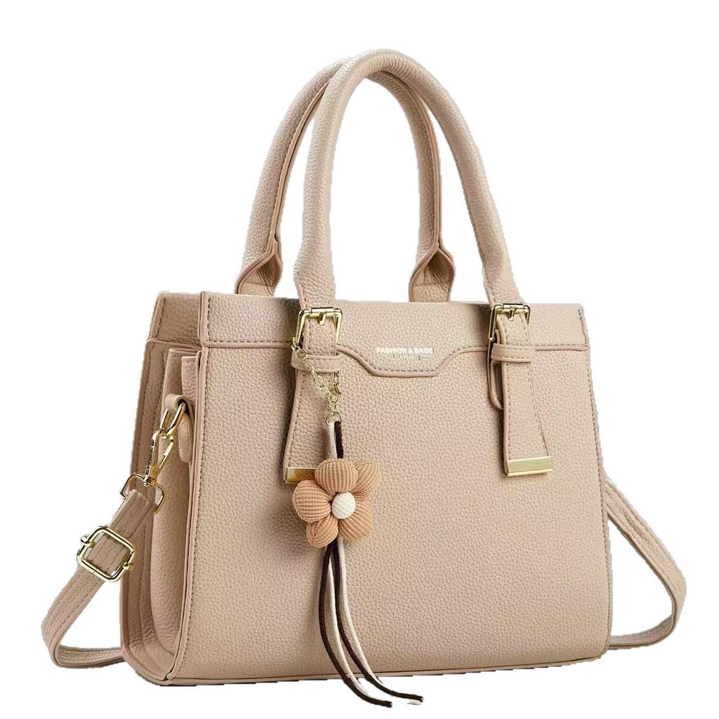 Stylish Simple Spacious Office Tote Bag For Ladies, Multi Layer Top Handle Shoulder Crossbody Handbag Suitable For Commute Shopping Weekend Trip