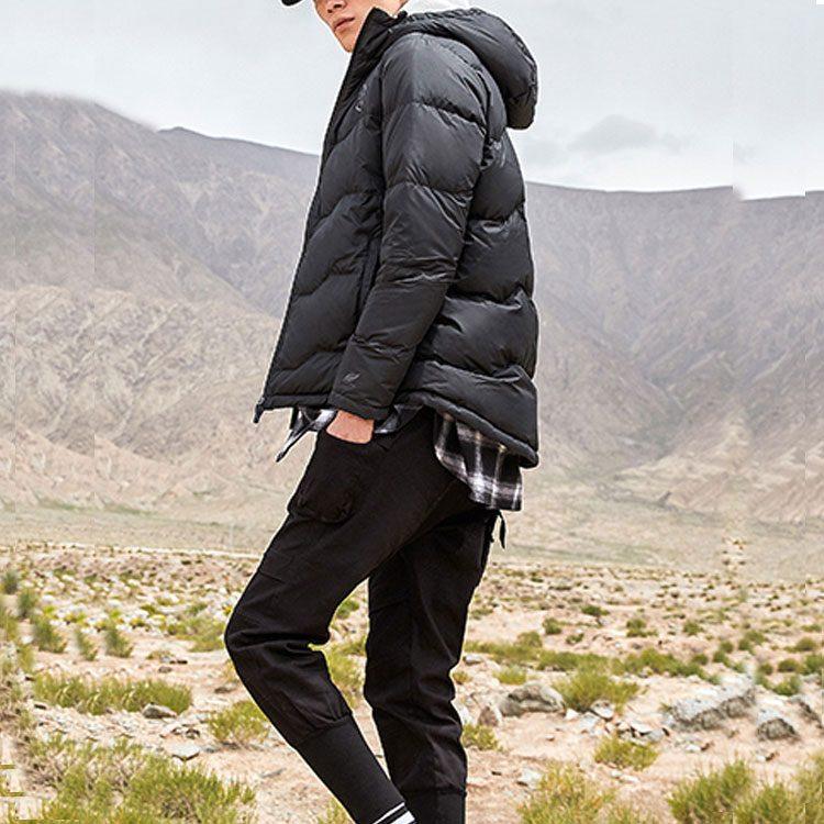 Li Ning Down Jacket Men's Standard Black AYMN067-2