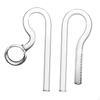 Aquarium Glass Lily Pipe Fish Tank Filter Inflow/outflow Skimmer Surface Clear
