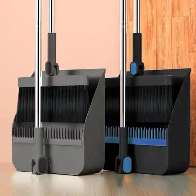 Klappbesen für den Haushalt, Besen, Kehrschaufel-Set, weiche Bürste, Schneebesen, Besenstreifen, Antihaftbeschichtung, Haare, Kehren, Reinigen und Schaben