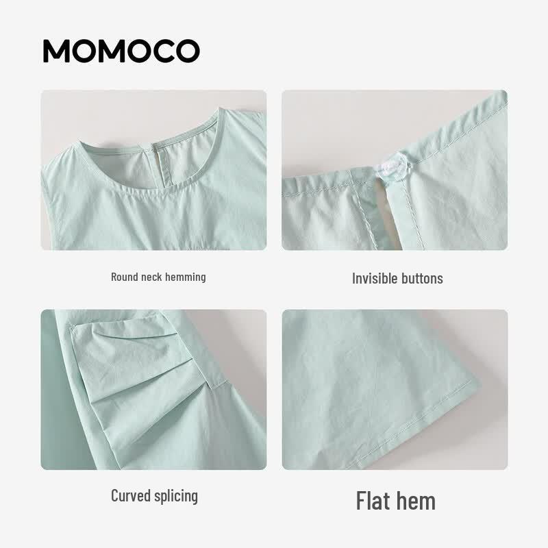 MOMOCO Girls' Summer Sleeveless Princess Dress