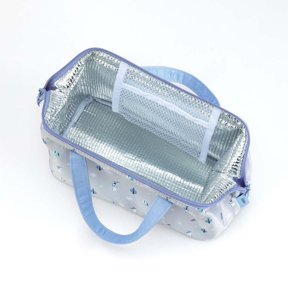 Skater Lunch Bag, Insulated, Clasp Closure, Women's, Disney, Frozen, Olaf, KGA1-A