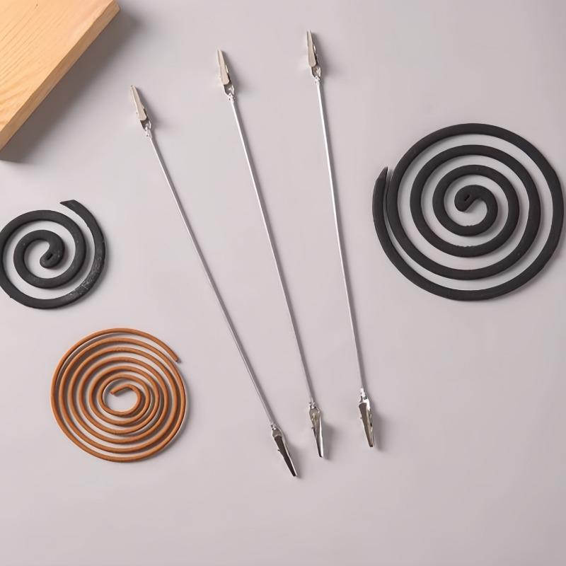 Double-Ended Mosquito Repellent Incense Clip Crocodile Clip Bracket With Flexible Hose For Broken Incense Sticks Home Outdoor