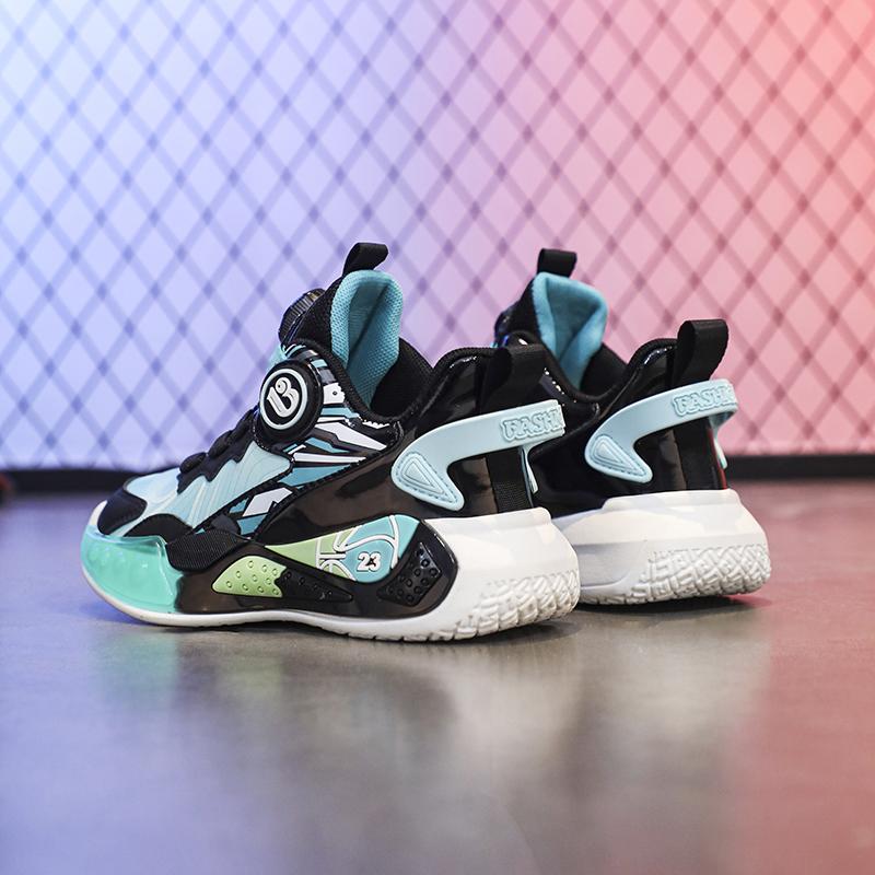 Wiosenne/Jesień/Zima Chłopięce trampki Koszykarskie trampki Lekkie Sportowe Modne Obrotowe Guziki Dziewczęce trampki