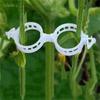 200 Stück Kunststoff Pflanzenstützclips Garten Tomatenclips für Rankgitter Weinreben Gemüse Langlebige Pflanzenfixierklemmen, 9mm/0.354"