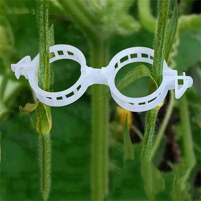 200 adet Plastik Bitki Destek Klipsi Bahçe Domates Klipsi Asma Sebzeler İçin Kafesleme Dayanıklı Bitki Sabitleme Kelepçeleri, 9mm/0.354"