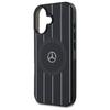 Mercedes Mehmp16S23Hrsk Iphone 16 6.1   Czarny/Black Hardcase Mb Double Layer Crossed Lines Magsafe