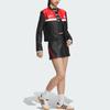 Adidas Originale Racing Style Mode Einfache Vielseitige Stehkragenjacke Damenjacke Schwarz Hellscharlachrot JM8023