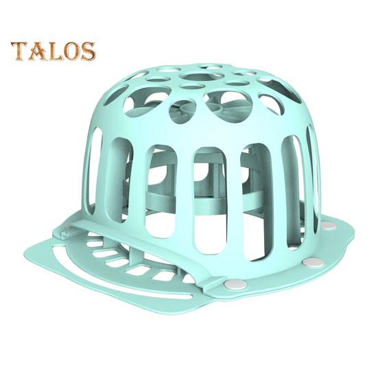 

Средство для мытья головных уборов Очиститель колпачков Противоплесневый дизайн Гибкая мягкая силиконовая оправа Прочный ремешок для полей Полка для чистки головных уборов Силиконовая клетка для колпачков синий